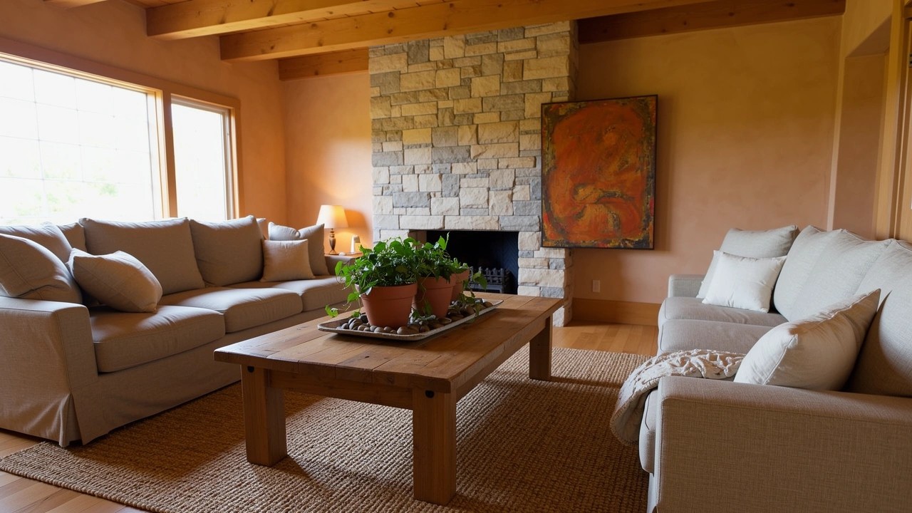 25 Earthy Living Room Ideas That Bring Nature Indoors - My Mindful Home