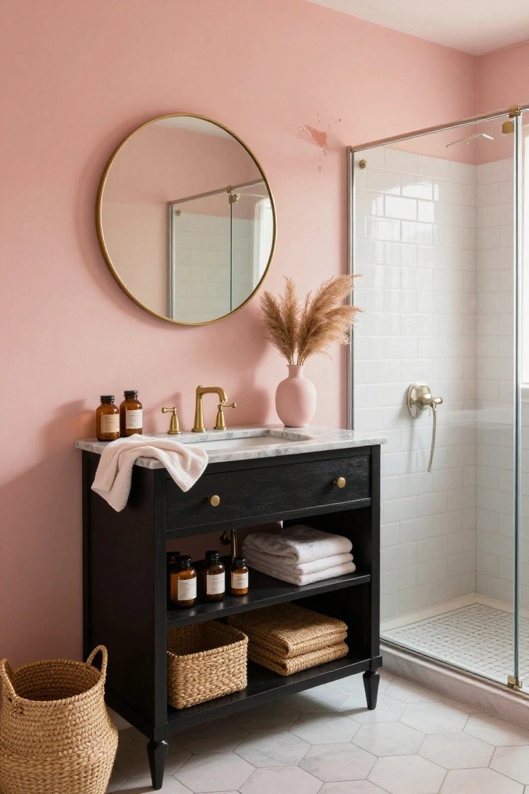 Soft Blush Pink Walls