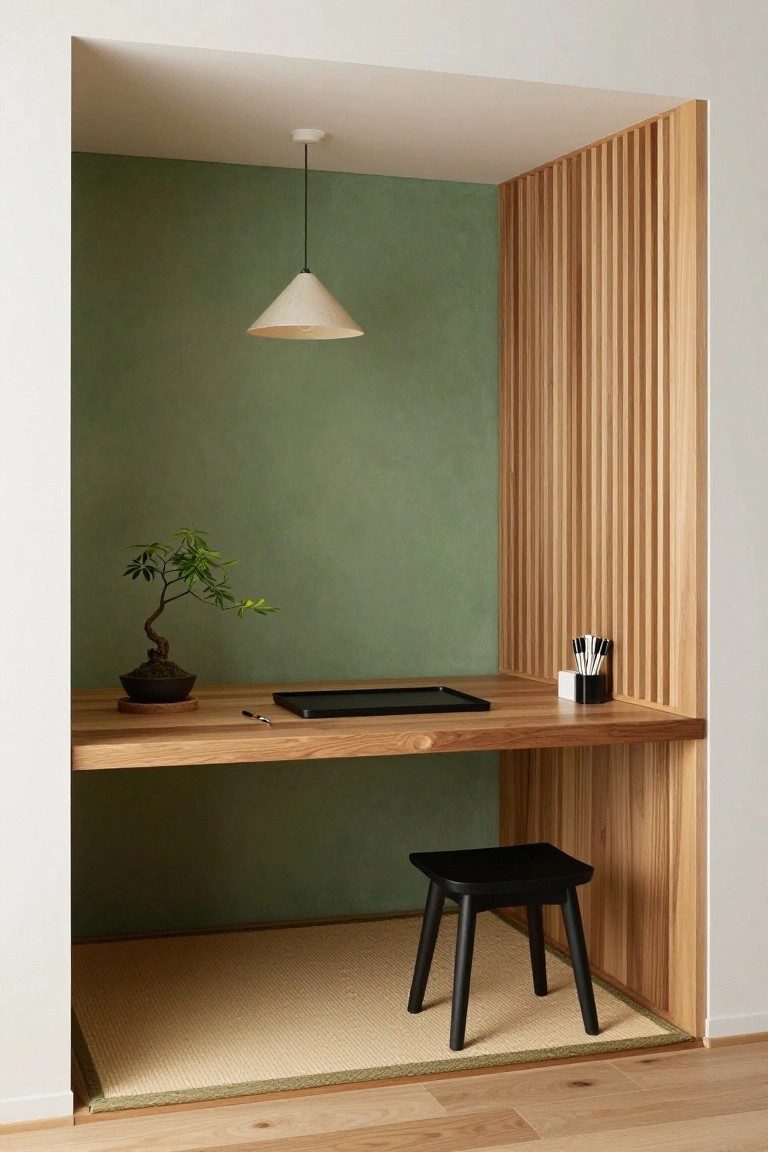 Built-In Alcove Desk Nook